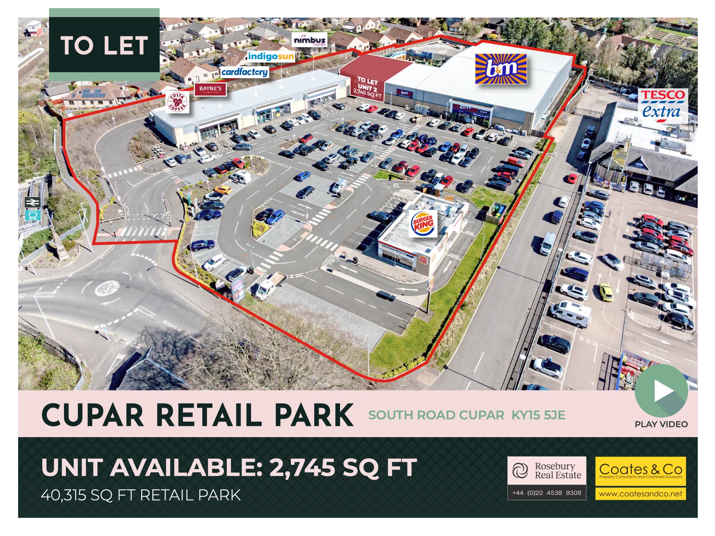 Cupar Retail Park, South Road, Cupar