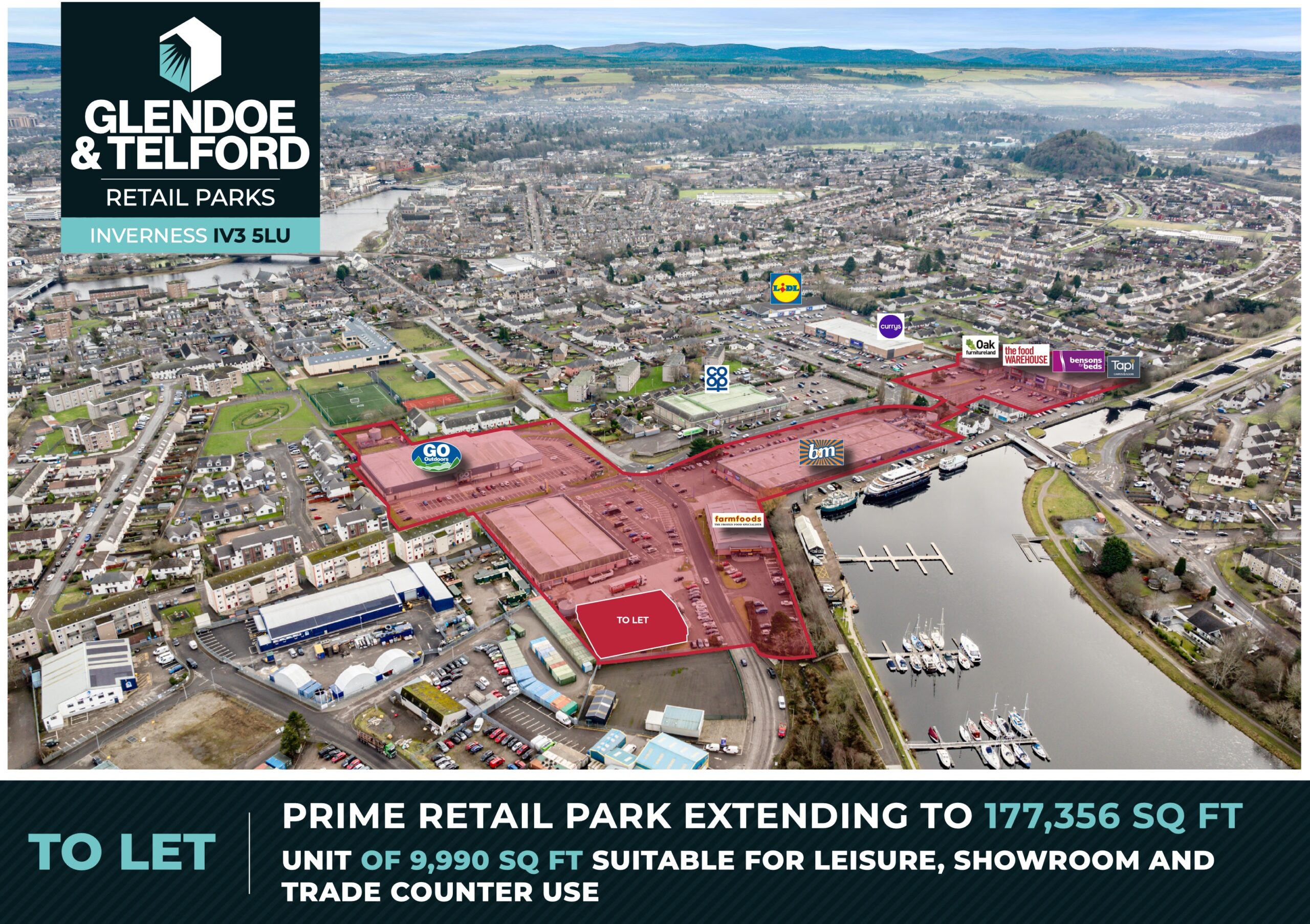 Glendoe & Telford Retail Parks, Inverness IV3 5LU